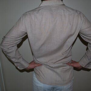 1970s DISCO Men's shirt VINTAGE Medium long sleeve long collar  GO FOR IT
